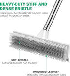 SetSail Floor Scrub Brush with 51-Inch Long Adjustable Handle 2 in 1 Scrape - Image 3