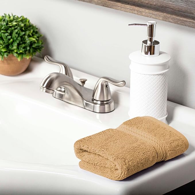 Superior Solid Egyptian Cotton Face Towel Set - Image 6