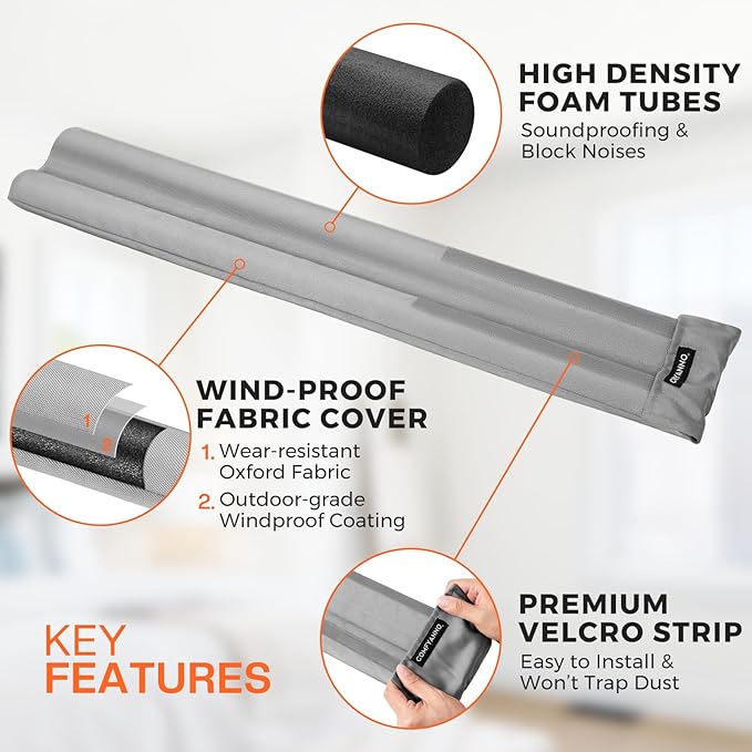 Comfyanno Under Door Draft Stopper - Image 3