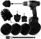 Drill Brush Attachment Set, 7 Pack 1/4in Power Scrubber Brush + Extend Long Rod by Tialero