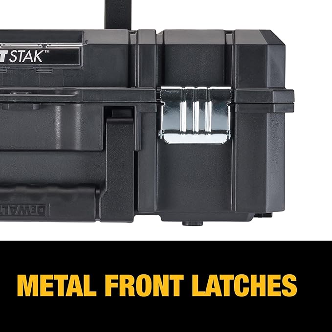 DEWALT TSTAK II Tool Box, Flat Top Tool Storage Case, Organizer Box Holds Up To - Image 12