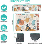 Dish Drying Mat for Kitchen Counter Matt, Super Absorbent Non-slip Rubber Backed - Image 2