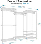 VIPEK V5 Portable Closet Wardrobe Heavy Duty Clothes Rack, Freestanding - Image 5