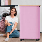 SUOCO Laundry Hamper on Wheels 100L, Clothes Basket - Image 2
