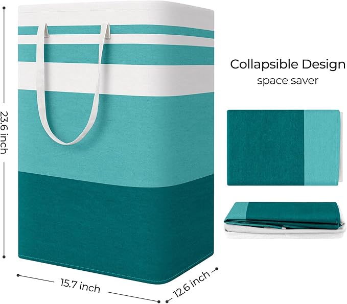 StorageRight Large Collapsible Laundry Basket Hamper - Image 2