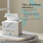 50 CT Face Cloths for Washing Face – Biodegradable Viscose Disposable Face - Image 6
