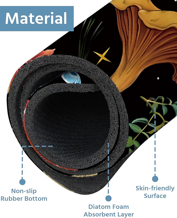 Patterned Sink Faucet Mat Kitchen Splash Guard Super Absorbent Drying Mat - Image 4