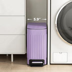 TrashAid Slim Bathroom Trash Can - Image 2