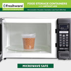 Freshware Food Storage Containers 24 oz Plastic Deli Containers - Image 5