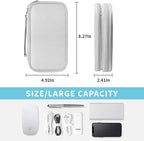 Electronics Organizer Travel Case, Electronic Accessories Storage Bag, Portable - Image 4