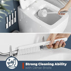 Toilet Brush, 4 Pack Toilet Brush and Holder Set Bathroom Accessories, Toilet - Image 3