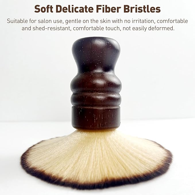 Large Neck Duster Soft Nylon Hair Barber Brush - Image 5