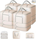 DIMJ Comforter Storage Bag - 120L Large Blanket Storage Compression Bags by DiMJ