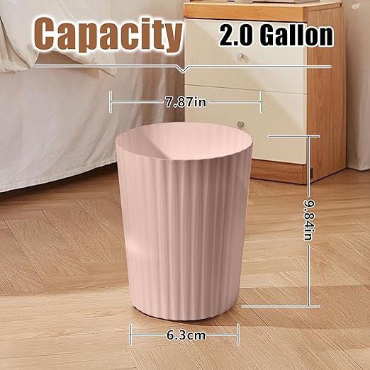 Trash Can - Small Waste basketbin - 2 Gallon- - Image 2