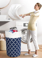 Large Laundry Basket Laundry Hamper Bag Washing Bin Clothes Bag Collapsible Tall - Image 6
