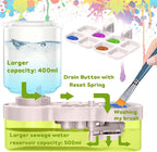 New Paint Brush Cleaner Tool, Brush Rinser Cup Painting Running Water - Image 4