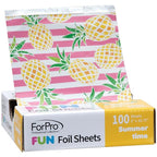 ForPro FUN Summertime 5" Foil Sheets, Aluminum Hair Foils - Image 7
