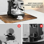 Coffee Mat 24x16 Inch, Wood Grain Cracks Design, Absorbent Hide Stain Rubber - Image 5