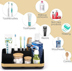 Gold Toothbrush Holders for Bathrooms Countertop Organizer - Image 5