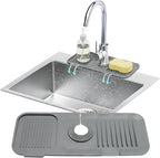 14.6” Silicone Faucet Mat For Kitchen Sink, Kitchen Sink Splash Guard Behind by LindasEssentials