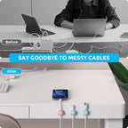 AhaStyle Magnetic Cable Organizer 6 Pack Cord Holders Cable Clips Strong - Image 3