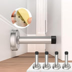 4 Pack Door Stops, 304 Stainless Steel Door Stoppers, Easy Installation by Profasion