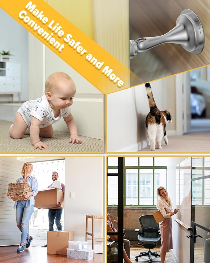 Magnetic Door Stop Holder 4 Pack - Image 7