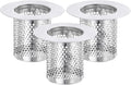 uxcell 3 Pack Shower Drain Strainer, Fit Hole Size from 1.57" to 2.56" by uxcell