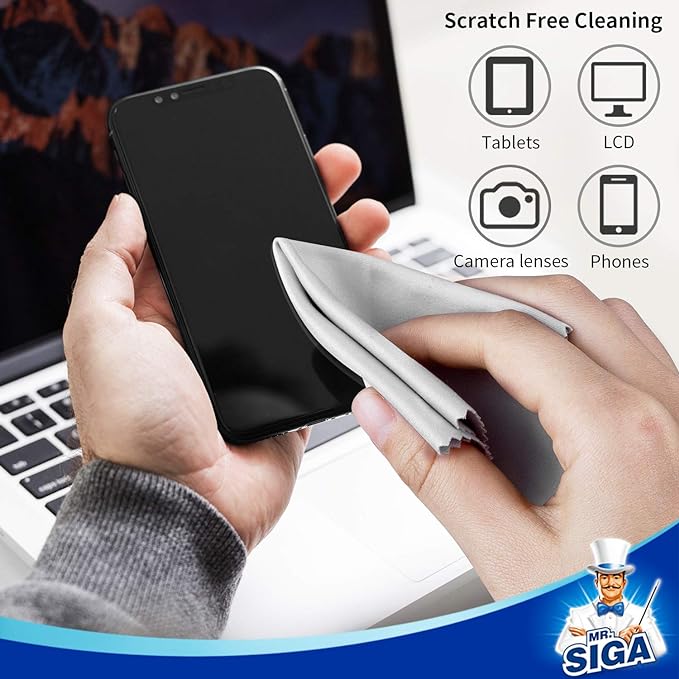 MR.SIGA Premium Microfiber Cleaning Cloths - Image 6