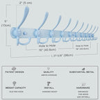 Dseap Coat Rack Wall Mount - Image 6