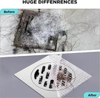 35 Pack Disposable Floor Drain Stickers, Hair Drain Stickers Disposable Shower - Image 4