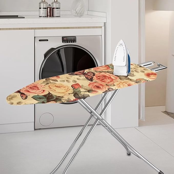 ZDCUSTOM Flower Butterfly Tabletop Ironing Board Cover Standard Ironing Board - Image 2