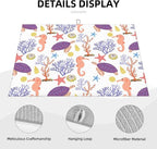 Purple Beach Sea Turtle Dish Drying Mat 18x24 - Image 3