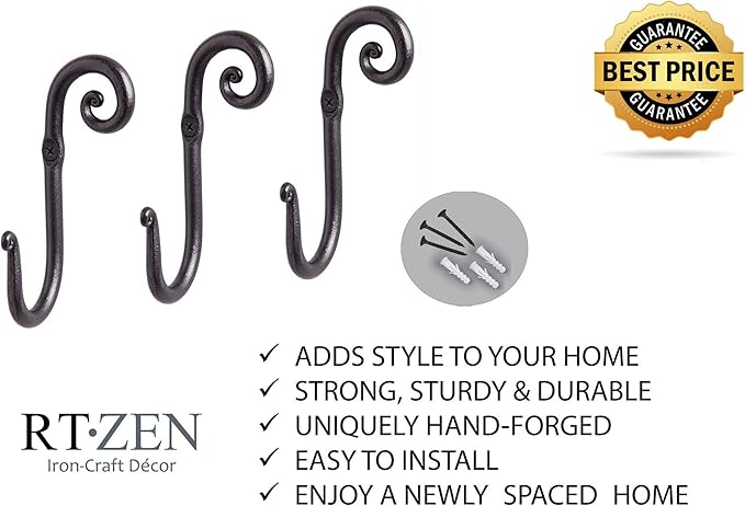 RTZEN Wall Mount Hook Set - Image 6