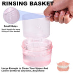 Denture Case, Leak Proof Denture Bath Cup - Image 5