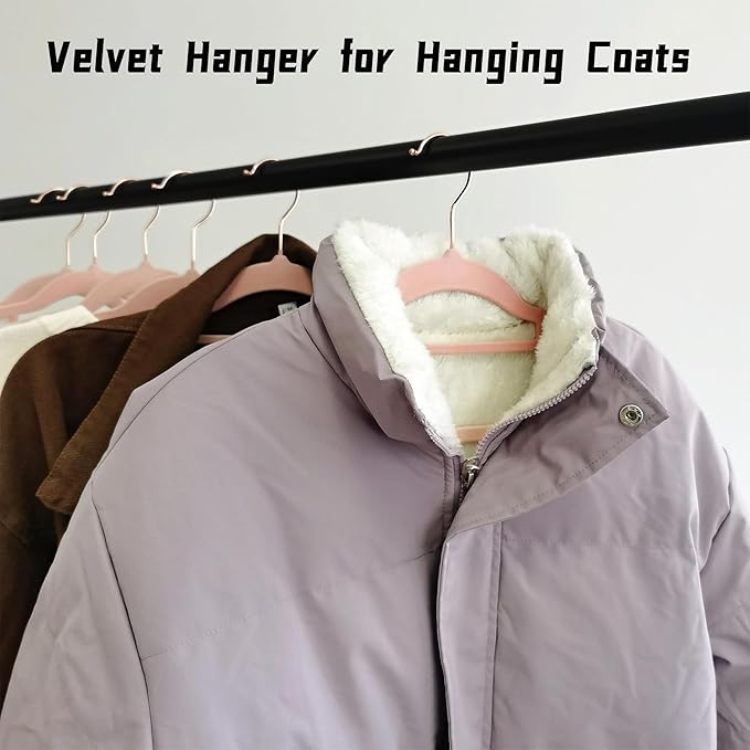 Pink Velvet Hangers 30 Pack - Image 5