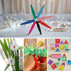 100Pcs Colored Wooden Clothespins, 2.9inch Clothes Pins - Image 4