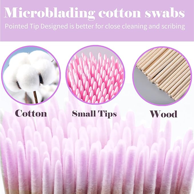 1000PCS Pointed Cotton Swabs - Image 2