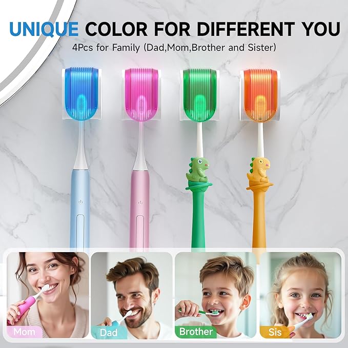 Toothbrush Holders for Bathrooms【Upgrade Single Slot Design】 Toothbrush Holder - Image 2