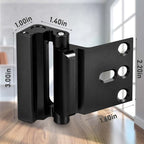 4Pack Home Security Door Reinforcement Lock, Childproof Safety Door Lock Latch - Image 7