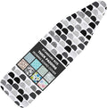 Ironing Board Cover and Pad Standard Size 15" x 54", 3 Pairs of Hook and Loop by LCLW