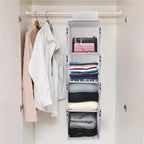 PetsHome 4-Shelf Hanging Closet Organizer, Space Saver, Closet Hanging Storage - Image 2