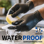 Medical Soft Max™ Black Nitrile Disposable Gloves, Latex-Free & Powder-Free - Image 8