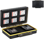 Fujifilm NP-W126 NP-W126S Camera Battery Memory Card Storage Case Holder by JJC