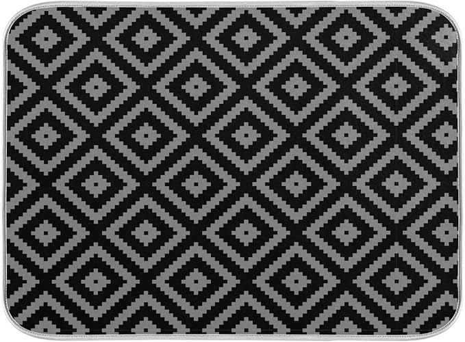 Super Absorbent Dish Drying Mat, Microfiber Fast-Drying Dish Mat, Kitchen Dish by senya