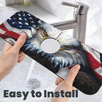 American Eagle Flag Kitchen sink faucet pad, strong water absorption, anti slip - Image 6