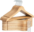 StorageWorks Wooden Hangers 20 Pack, Wood Coat Hangers by StorageWorks