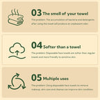 GRANNY SAYS Disposable Face Towels, Bamboo Viscose Face Towelettes Disposable - Image 5