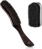 Patelai 2 Pcs Horsehair Felt Hat Brush Kit Lint Brush by Patelai