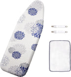 SheeChung 14x42 Inch Over-The-Door Ironing Board Cover and Pad, Cotton Cover by SheeChung